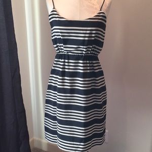 J Crew Striped Sundress